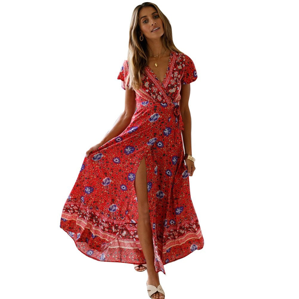 Sexy Floral Maxi Dress