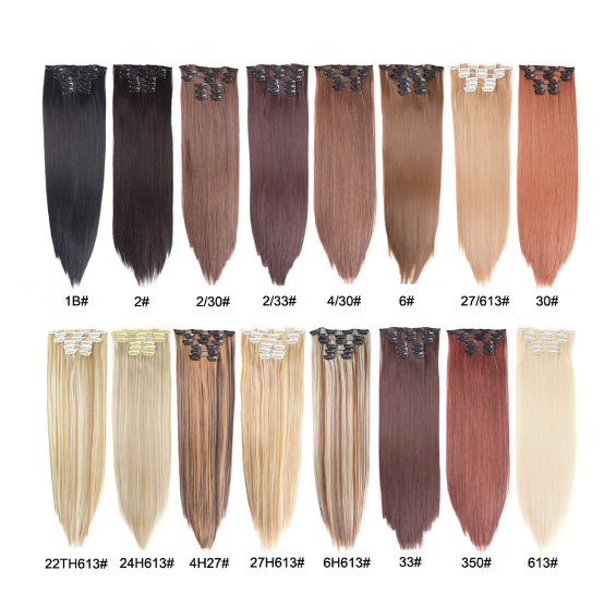 16 Clip-in  Straight Hairpiece