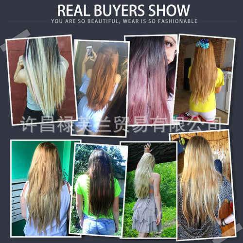 16 Clip-in  Straight Hairpiece