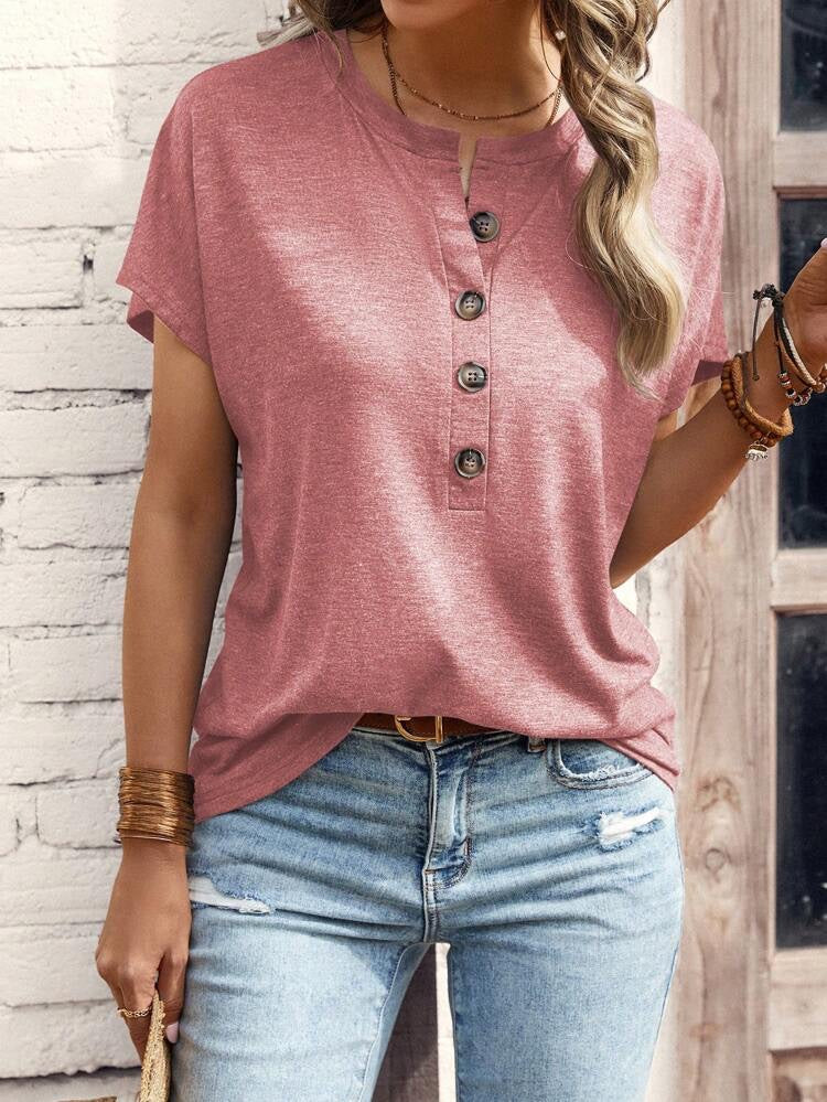 Women's Fashion Short Sleeve T-Shirt Tops