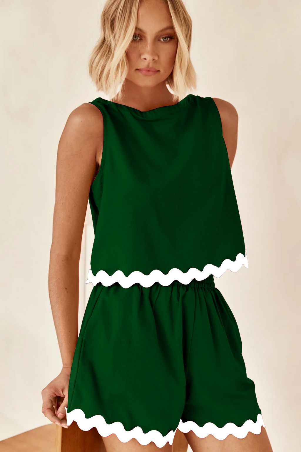 Sleeveless Two Piece