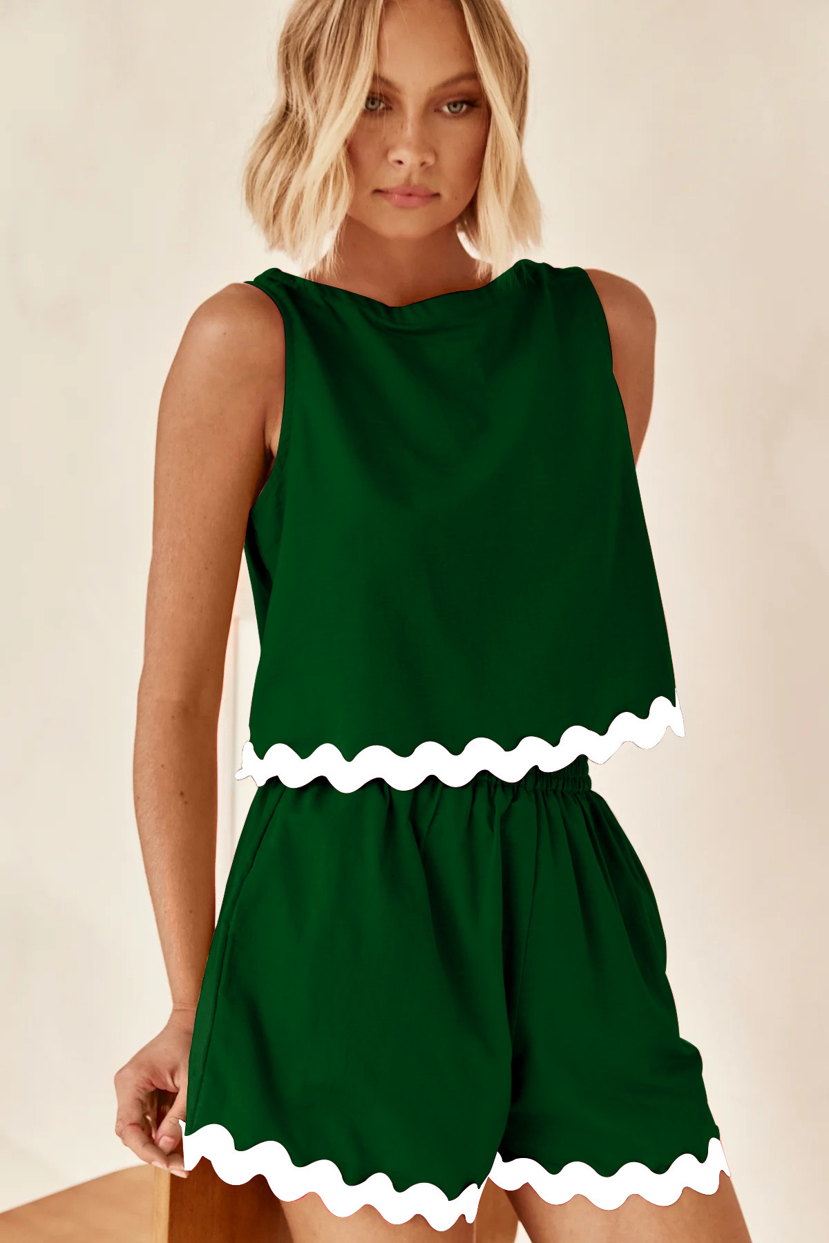 Sleeveless Two Piece