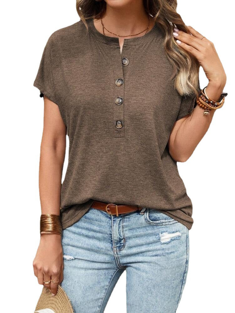 Women's Fashion Short Sleeve T-Shirt Tops