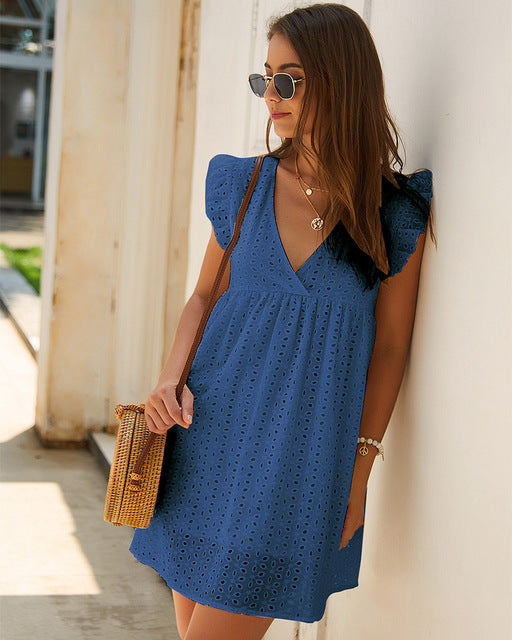 Lace Dress, Women's Short Skirt, Summer Dress